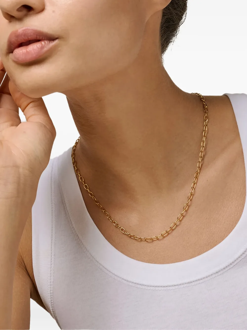 Enamel Copenhagen Medium halsketting met bedel - Goud