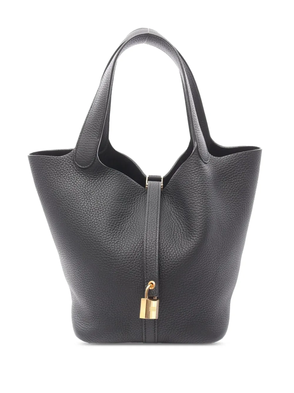 Hermès Pre-Owned 2021 Clemence Picotin Lock 22 handbag | Black | Image 1