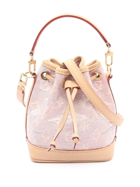 Louis Vuitton Pre-Owned 2021-2025 Monoglam Nano Noe bucket bag