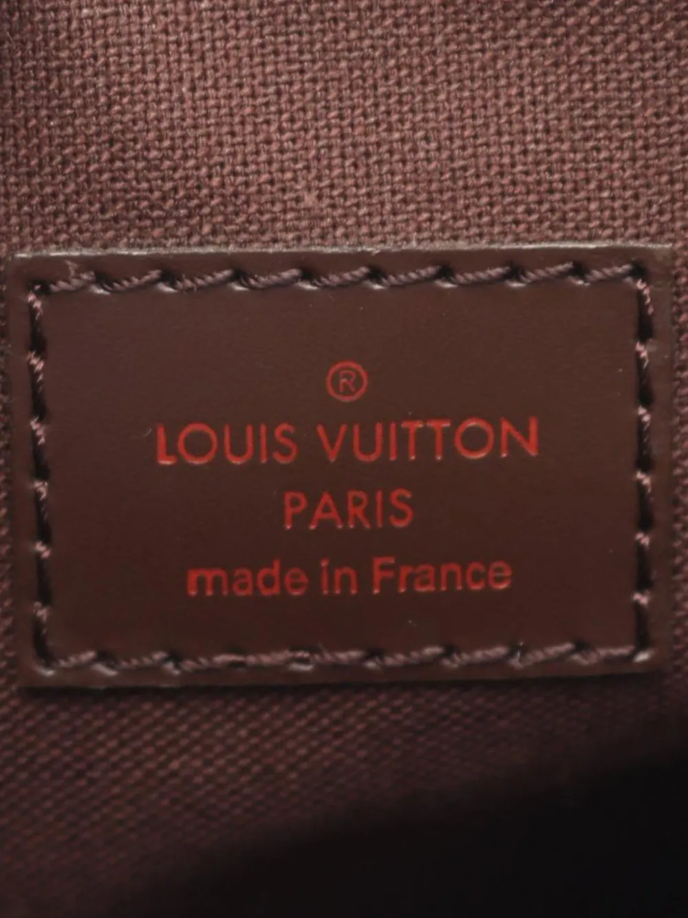Pre-owned Louis Vuitton 2007 Damier Ebene Bosphore Pochette Crossbody Bag In Brown
