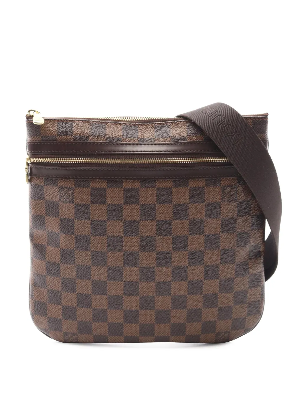 Louis Vuitton Pre-Owned 2007 ダミエ エベヌ ボスフォール ポシェット ショルダーバッグ - ブラウン Louis Vuitton Pre-Owned 2007 ダミエ エベヌ ボスフォール ポシェット ショルダーバッグ - ブラウン