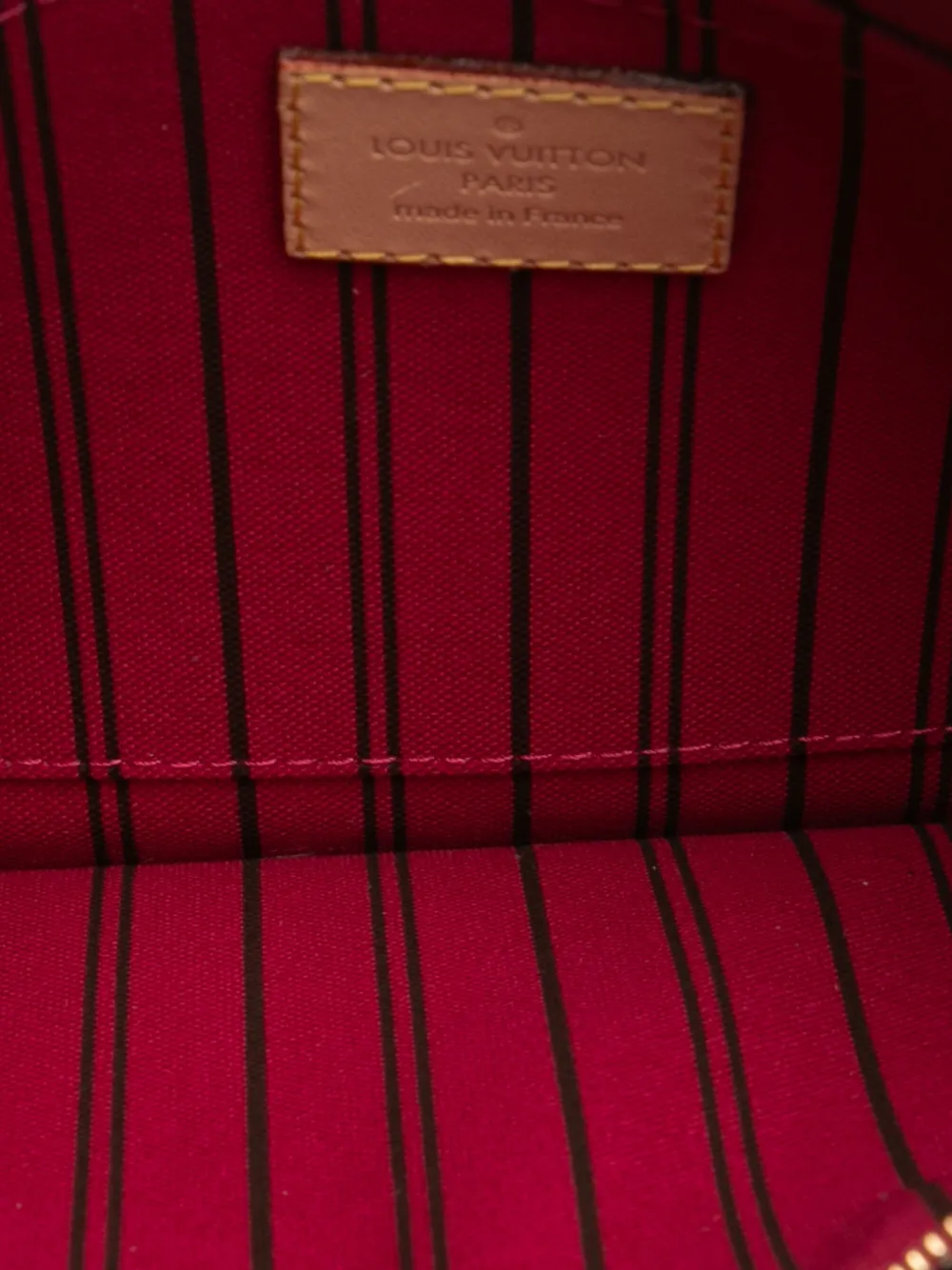 Pre-owned Louis Vuitton 2020 Monogram Neverfull Pouch In Brown