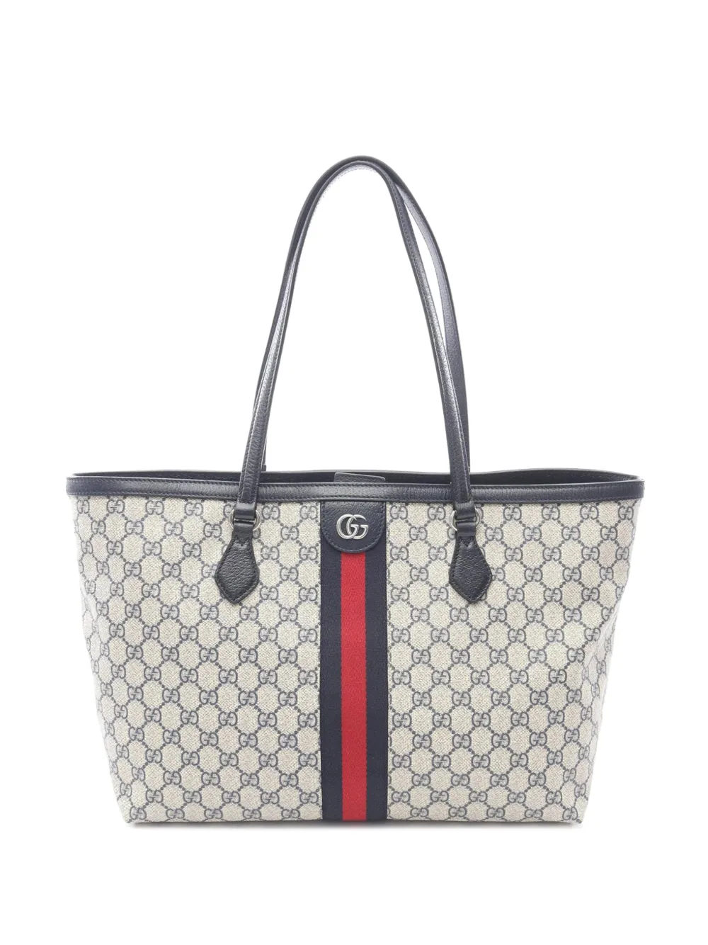 Gucci Pre-Owned 2016-2025 ミディアム GGスプリーム オフィディア トートバッグ - ブラウン Gucci Pre-Owned 2016-2025 ミディアム GGスプリーム オフィディア トートバッグ - ブラウン
