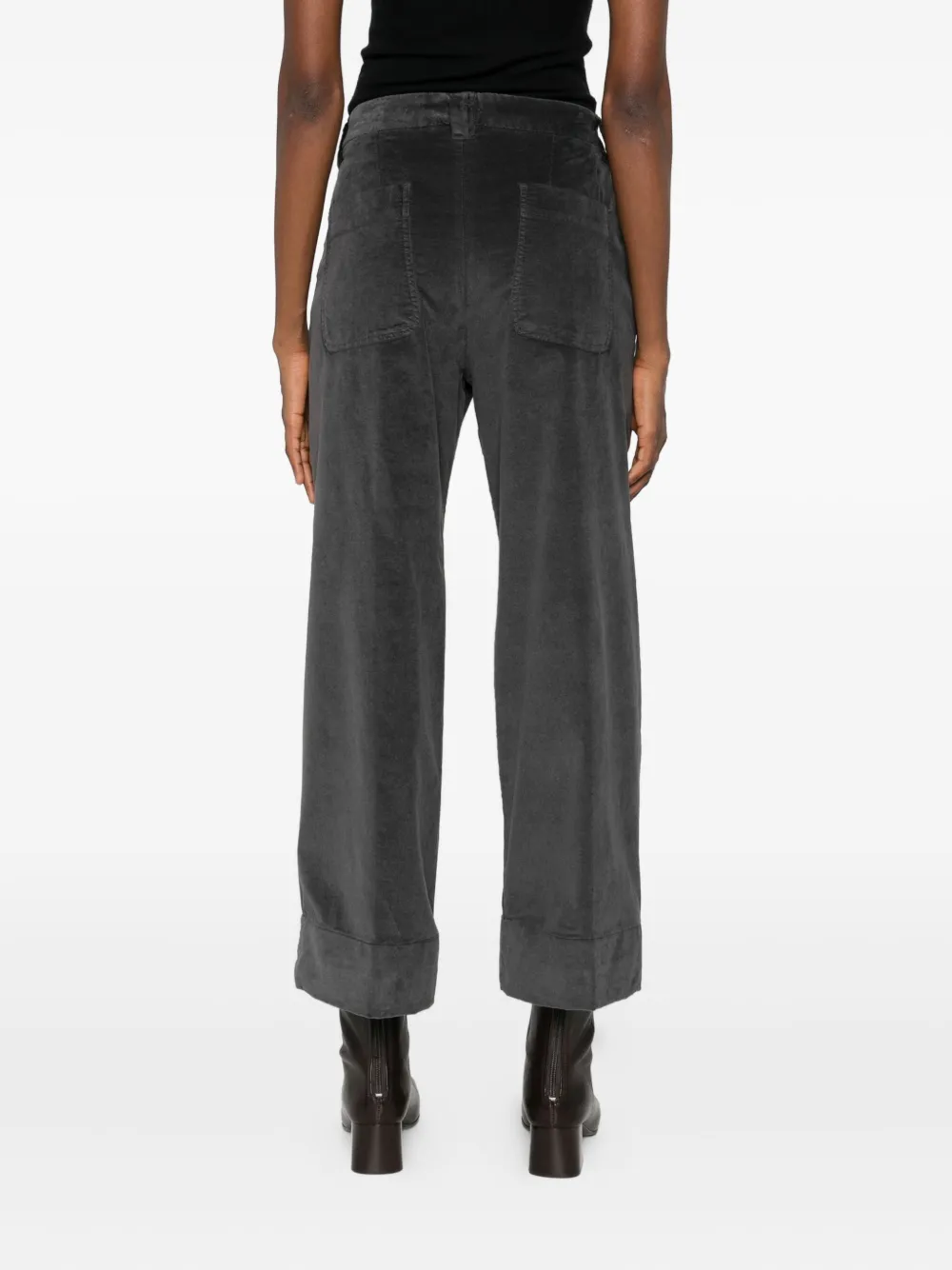 White Sand Broek met wijde pijpen Grijs