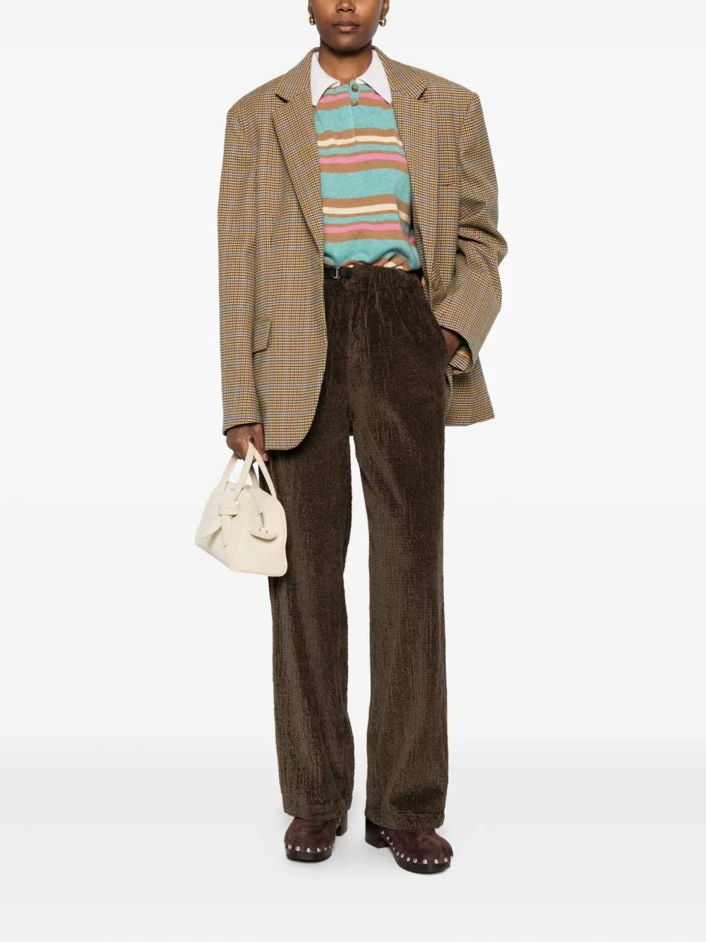 White Sand drawstring-waist pants - Bruin