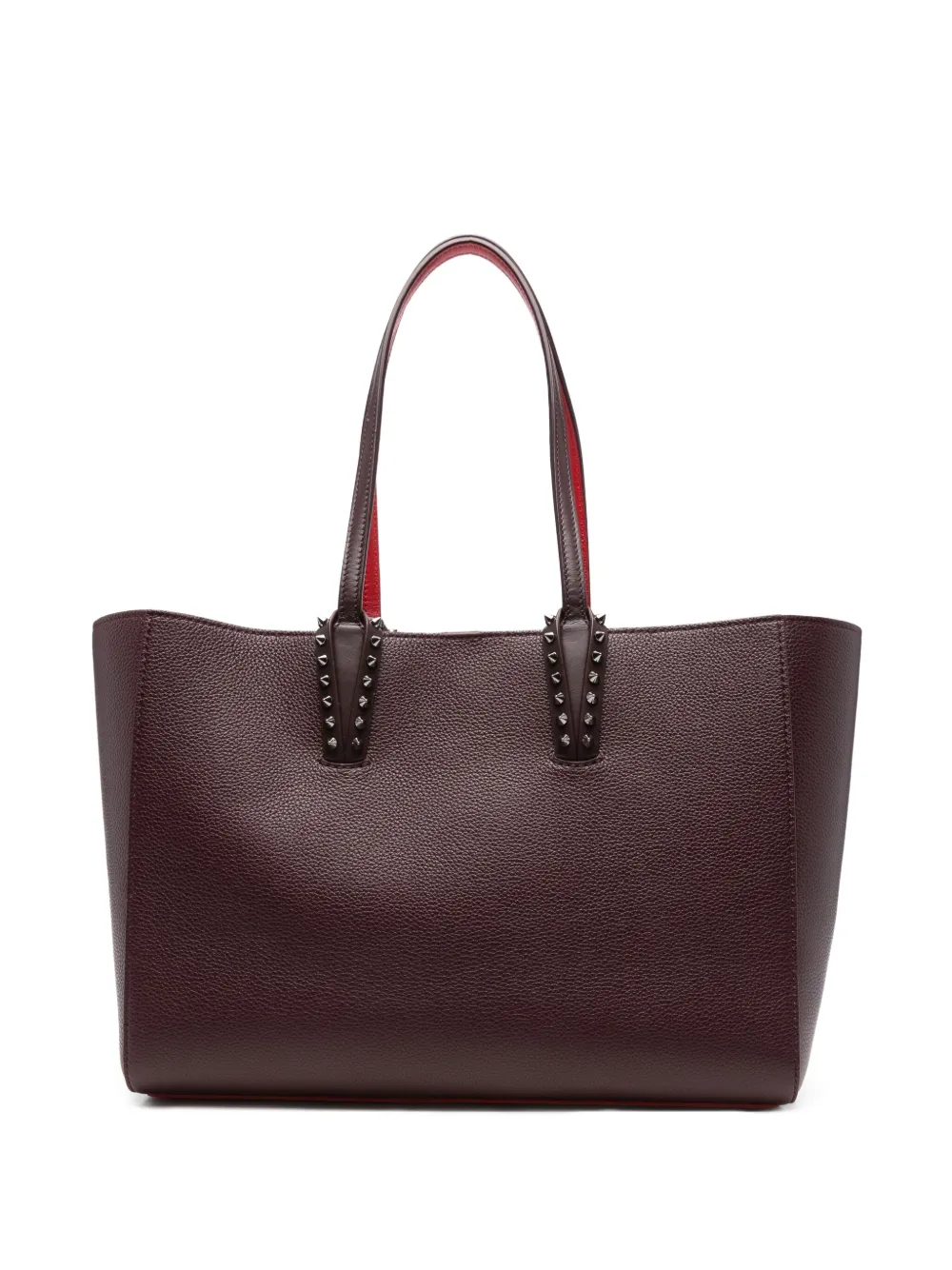 Christian Louboutin small Cabata leather tote bag | Brown | Image 1