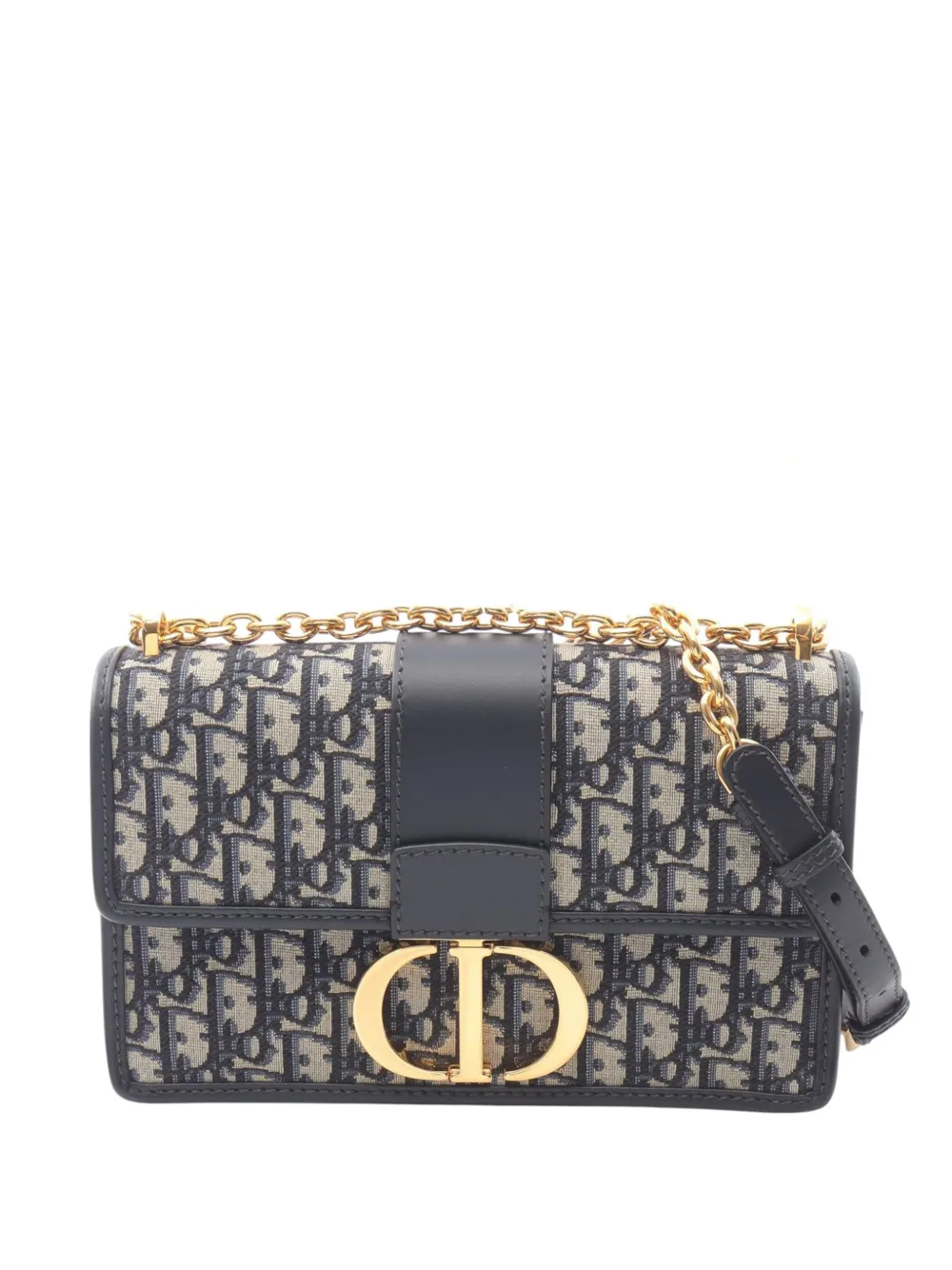 Christian Dior Pre-Owned 2000-2025 オブリーク キャンバス 30 モンテーニュ フラップ ショルダーバッグ Christian Dior Pre-Owned 2000-2025 オブリーク キャンバス 30 モンテーニュ フラップ ショルダーバッグ
