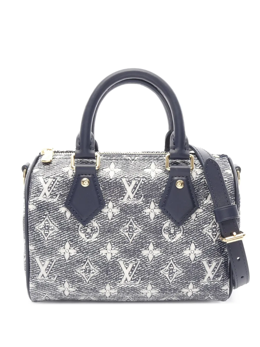 Louis Vuitton Pre-Owned 2021-2025 Monoglam Speedy Bandouliere 20 satchel | Blue | Image 1