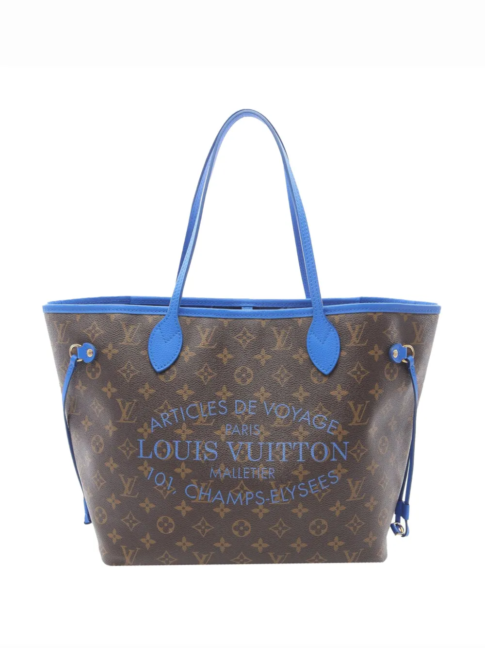 Louis Vuitton Pre-Owned 2018 モノグラム イカット ネヴァーフル MM トートバッグ - ブラウン Louis Vuitton Pre-Owned 2018 モノグラム イカット ネヴァーフル MM トートバッグ - ブラウン