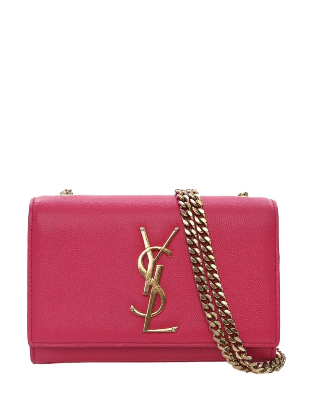 Saint Laurent Pre-Owned 2014 Small Grain De Poudre Monogram Kate crossbody bag | Pink | Image 1
