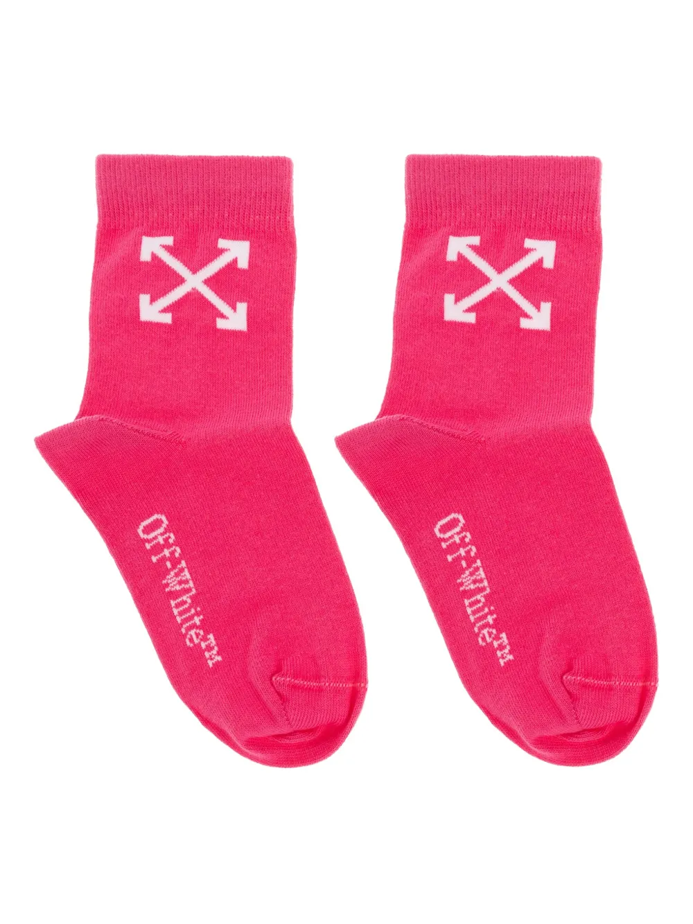 Off-White Kids Arrows-motif socks | Pink | Image 1
