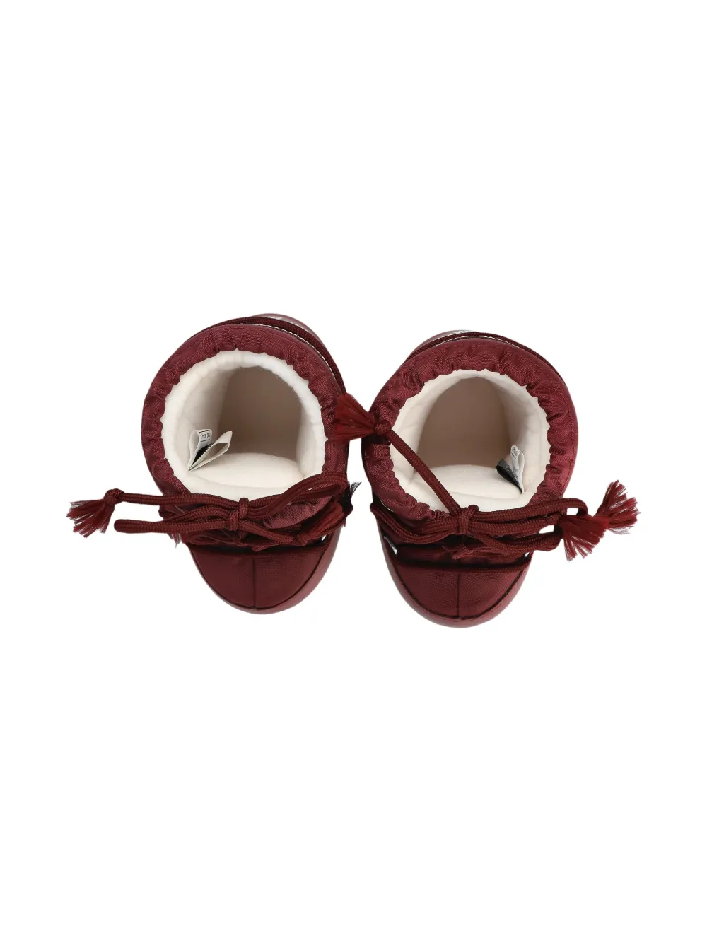 Moon Boot Logo-print Lace-up Boots In Red