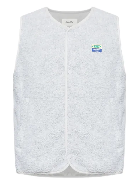American Vintage button-fastening fleece gilet