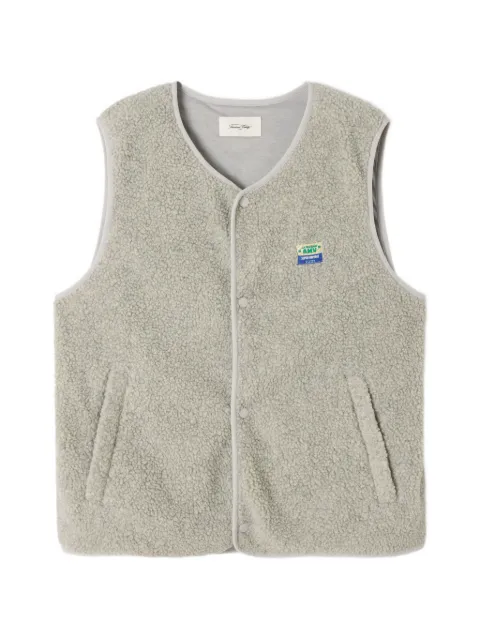 American Vintage button-fastening fleece gilet