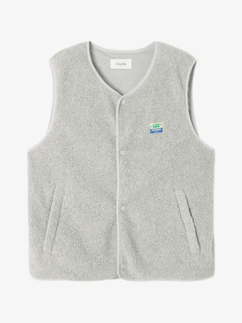 American Vintage Hoktown button-fastening fleece gilet