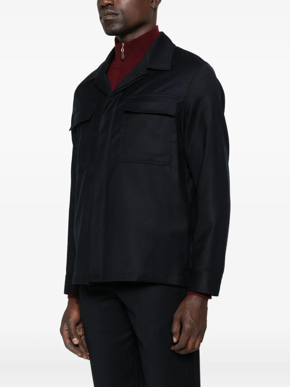 Cruna Bruges Overshirt - Blue 