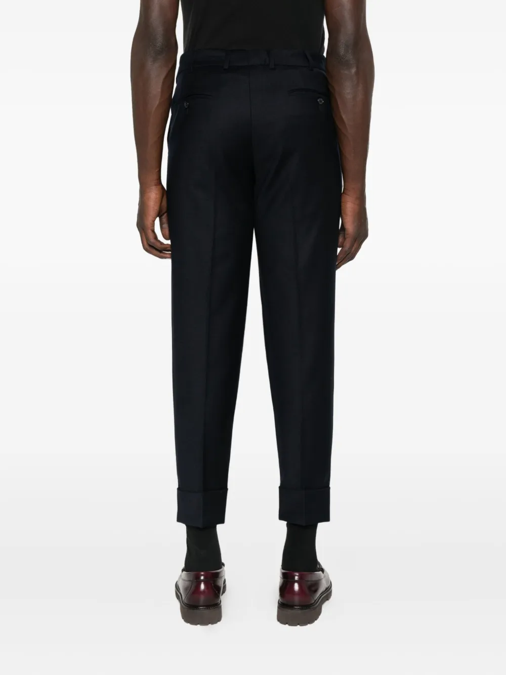 Cruna Broek met omgeslagen pijpen Blauw