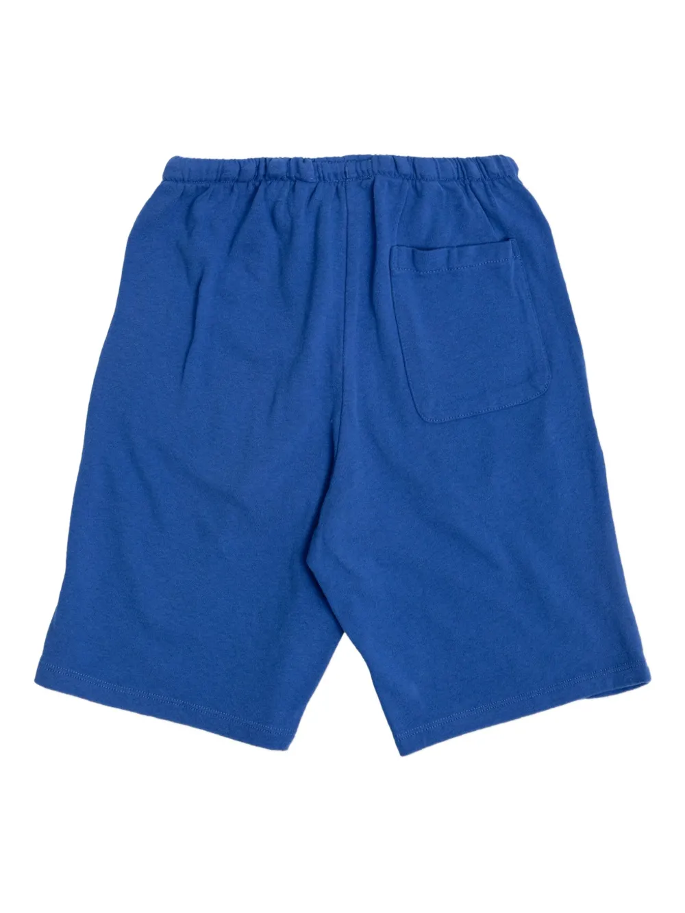 American Vintage Logo-print Elastic-waist Shorts In Blue