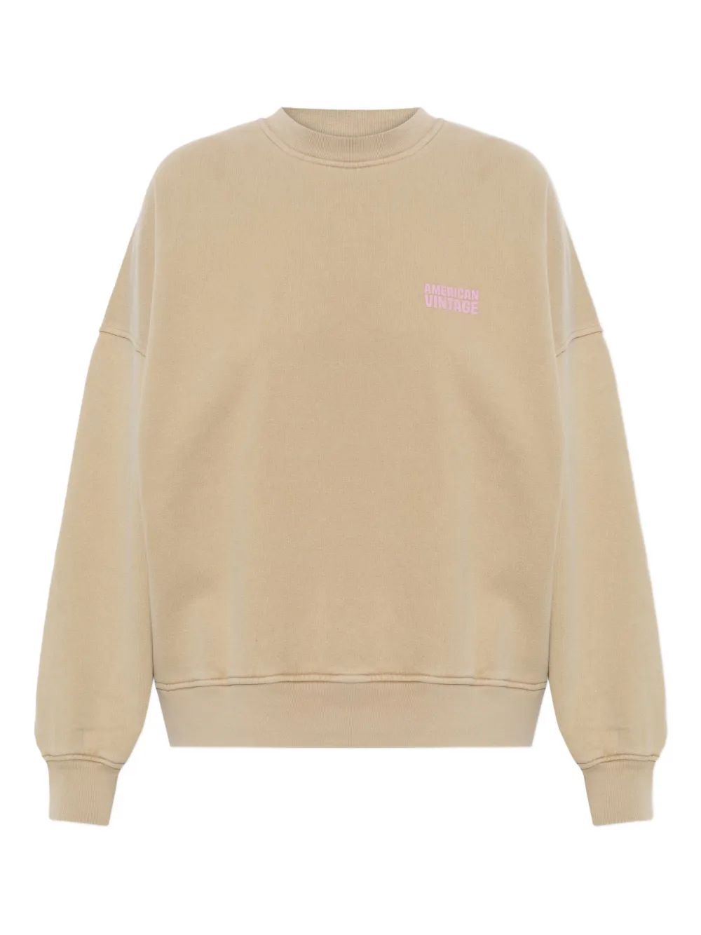 American Vintage Plizzy crew-neck sweatshirt | Neutrals | Image 1
