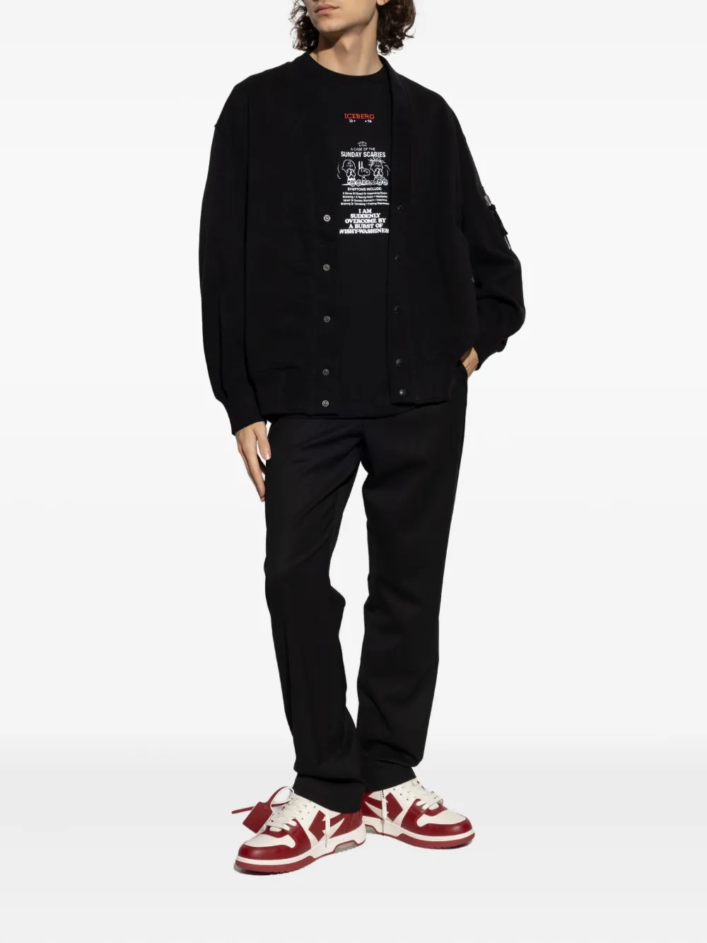 Iceberg x PEANUTS graphic T-shirt - Zwart