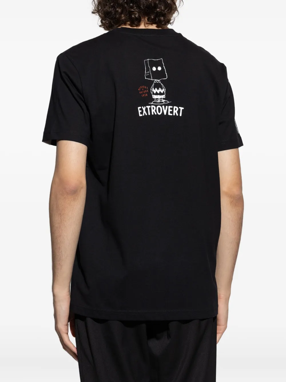 Iceberg X Peanuts Graphic T-shirt In Black