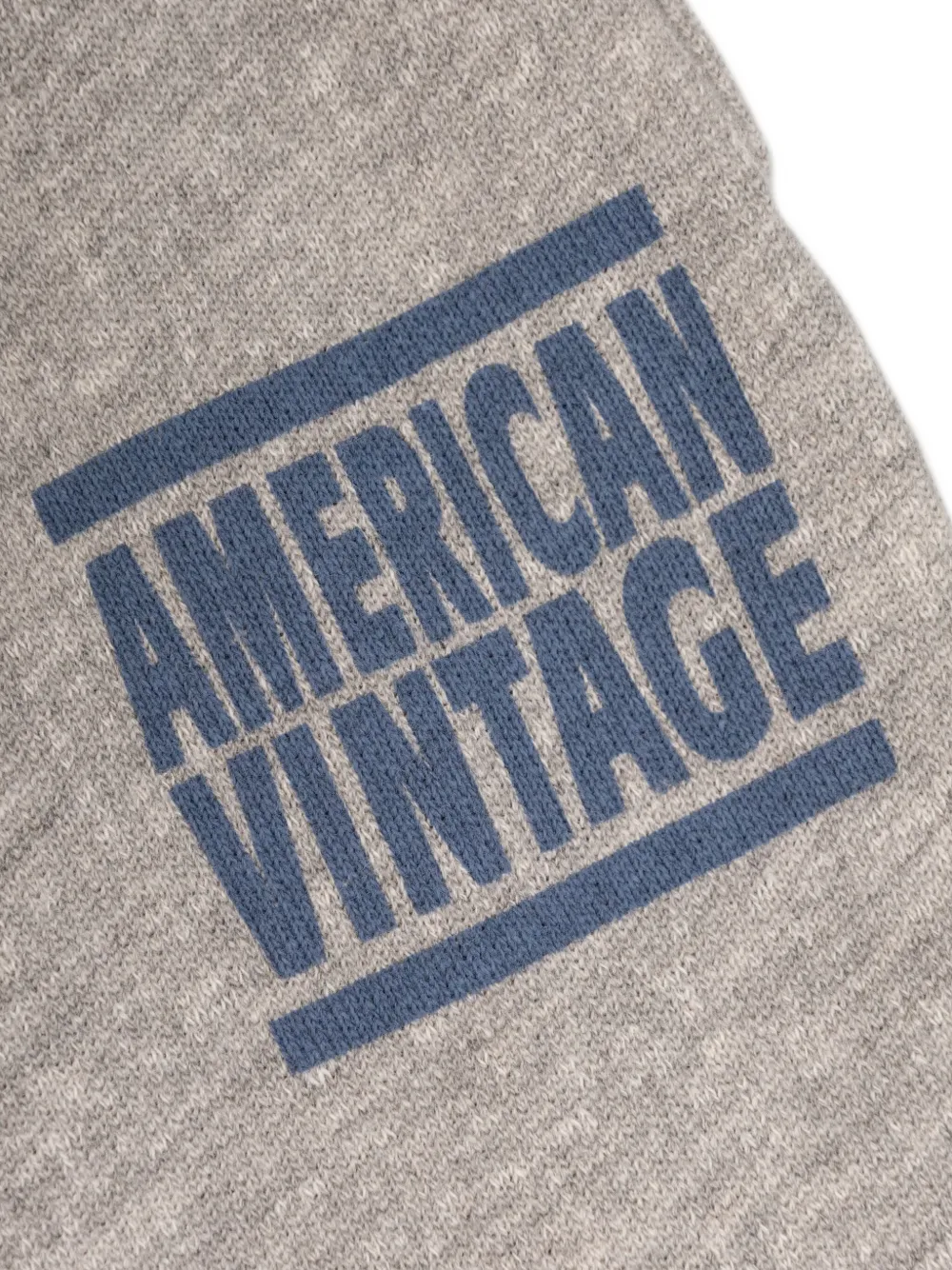 American Vintage Elasticated-cuff Joggers In Gray