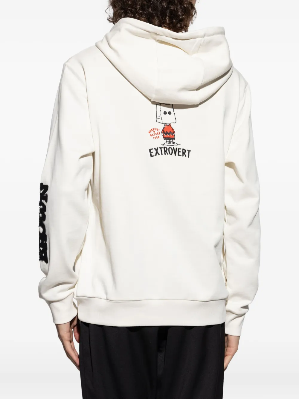 Iceberg x Peanuts hoodie met trekkoord Wit