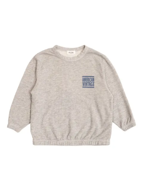 American Vintage Kids drawstring-hem sweatshirt