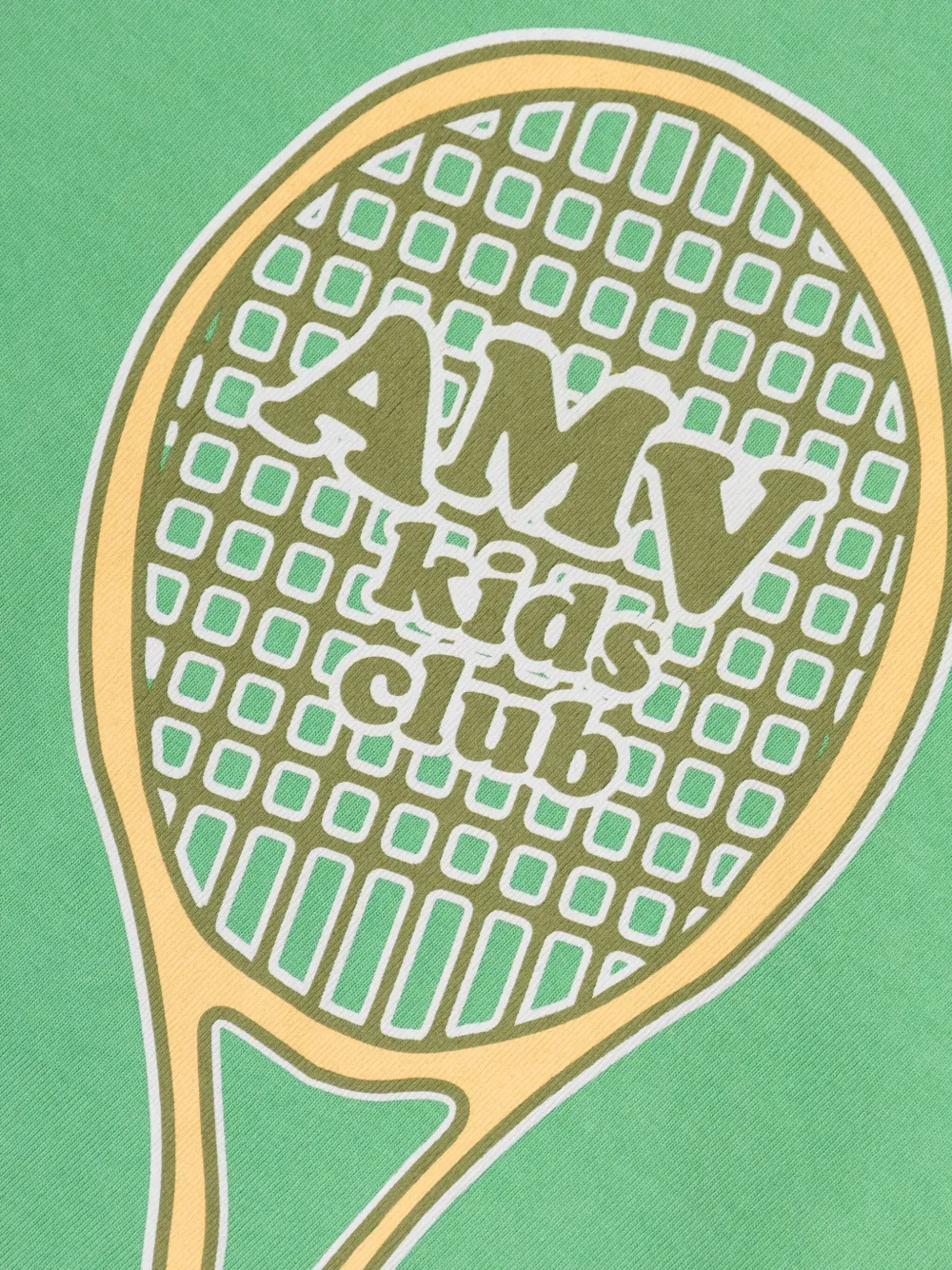 American Vintage Tennis-print Long-sleeve Top In Green