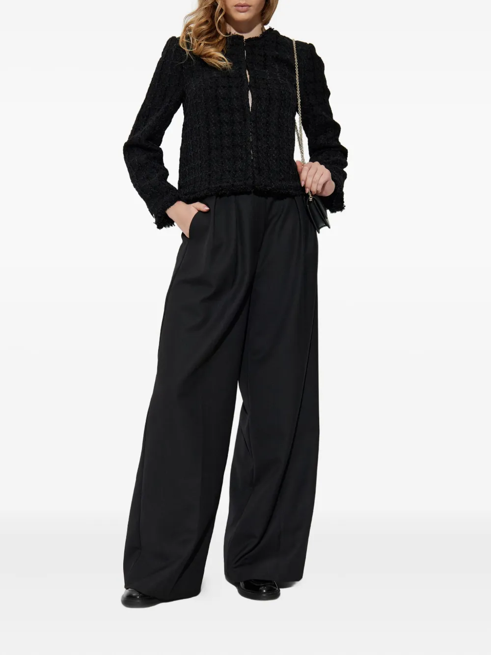 Kate Spade Plaza tweed frayed-trim jacket | Tweed Jackets | Image 2