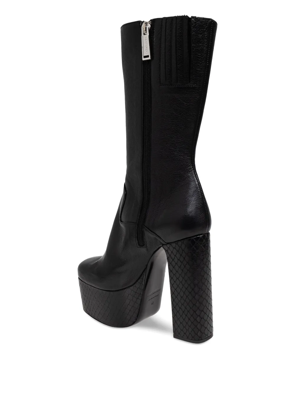 Dsquared2 160mm Leather Ankle Boots In Black