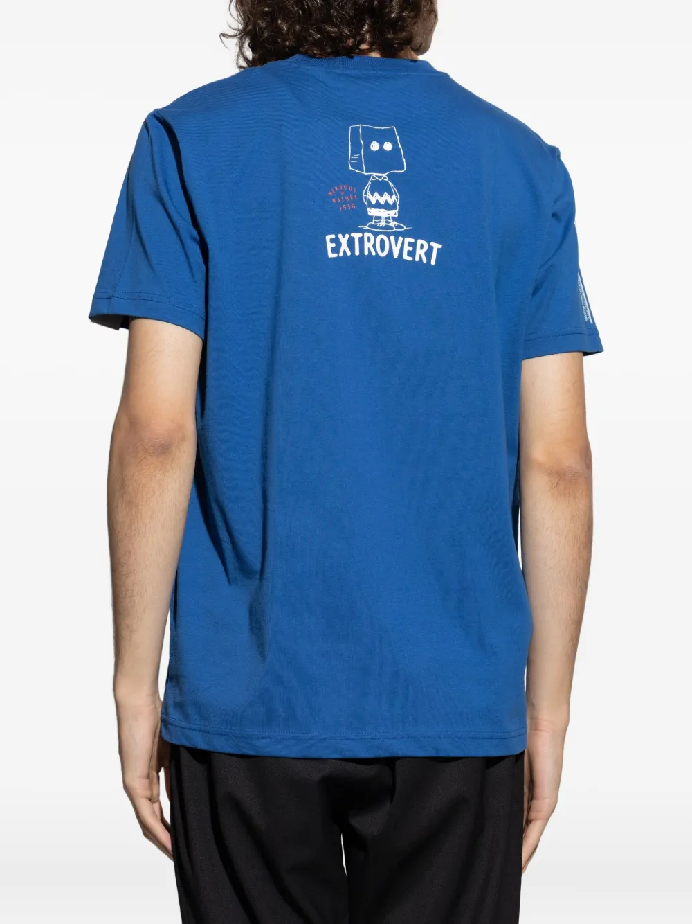 Iceberg Round-neck Printed T-shirt In Blue
