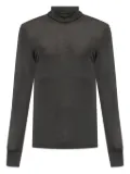 Hanro roll-neck long-sleeve sweater - Grey