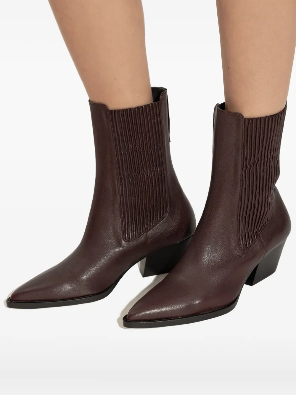 Iro 55mm Mazola Fit Ankle Boots In Red