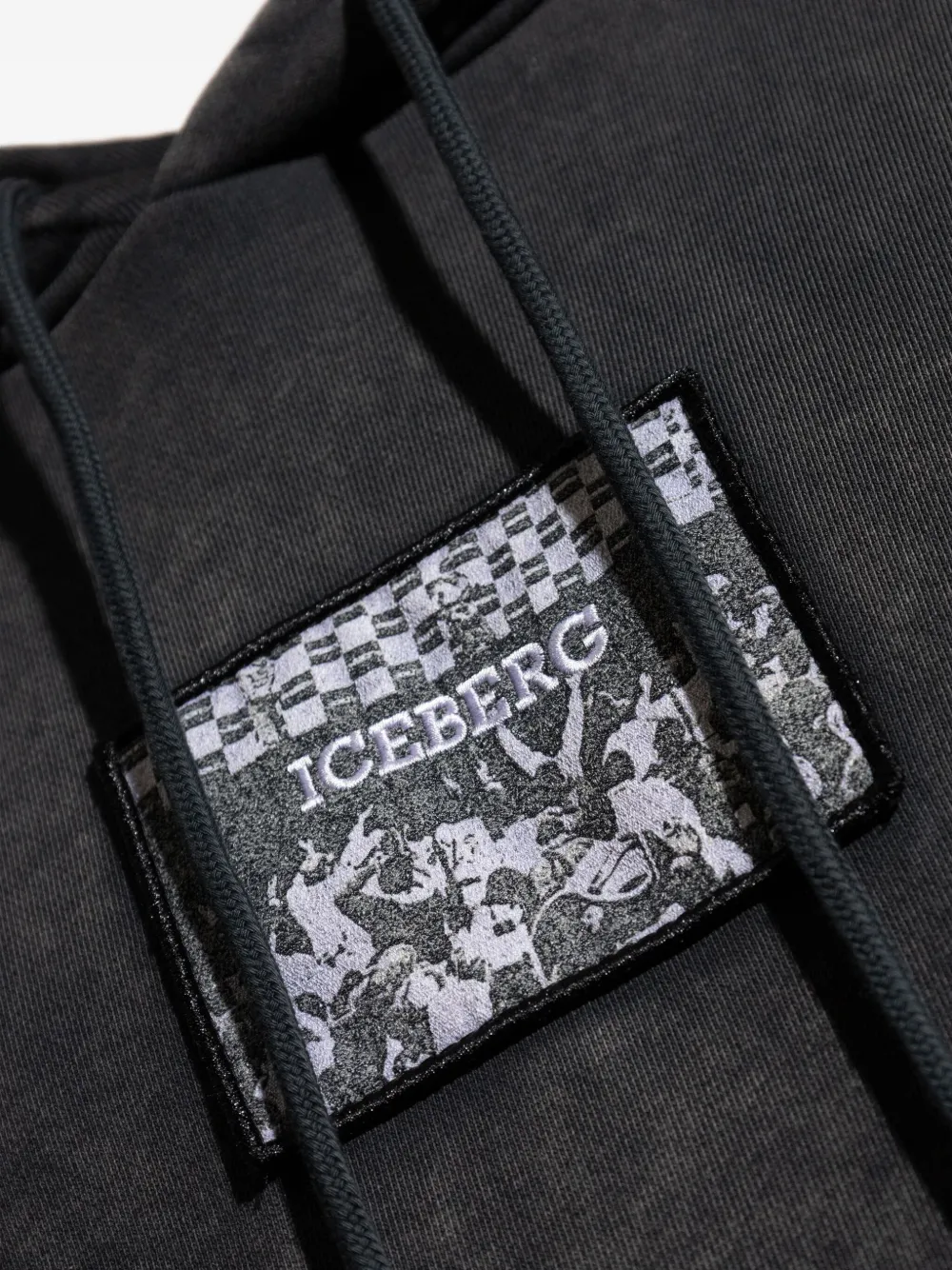 Iceberg Hoodie met logopatch Grijs