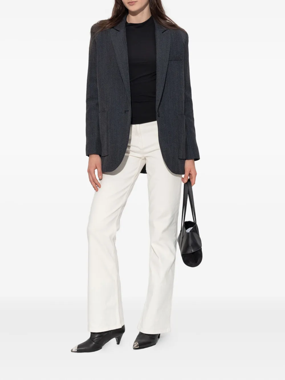 IRO Gloria ruched top - Zwart