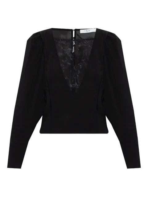 IRO lace-panelled blouse 