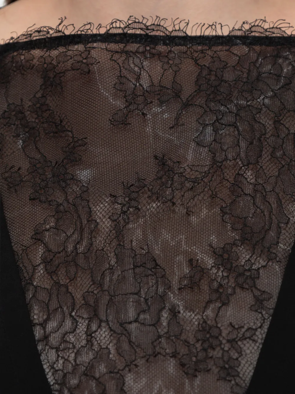 Iro Lace-panelled Blouse In Black