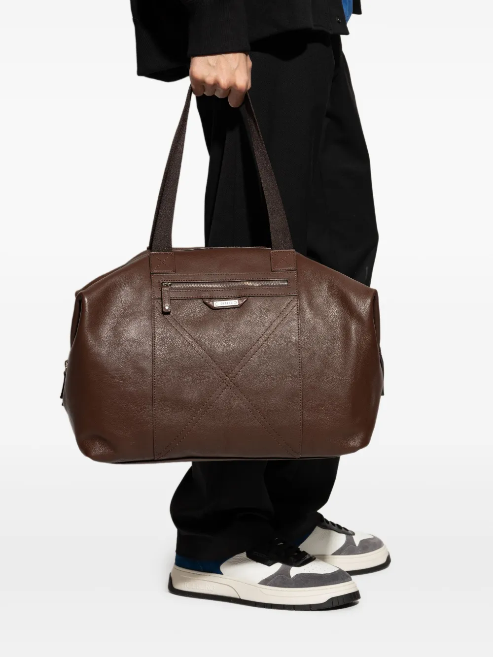 Iceberg zip leather tote bag | Image 2