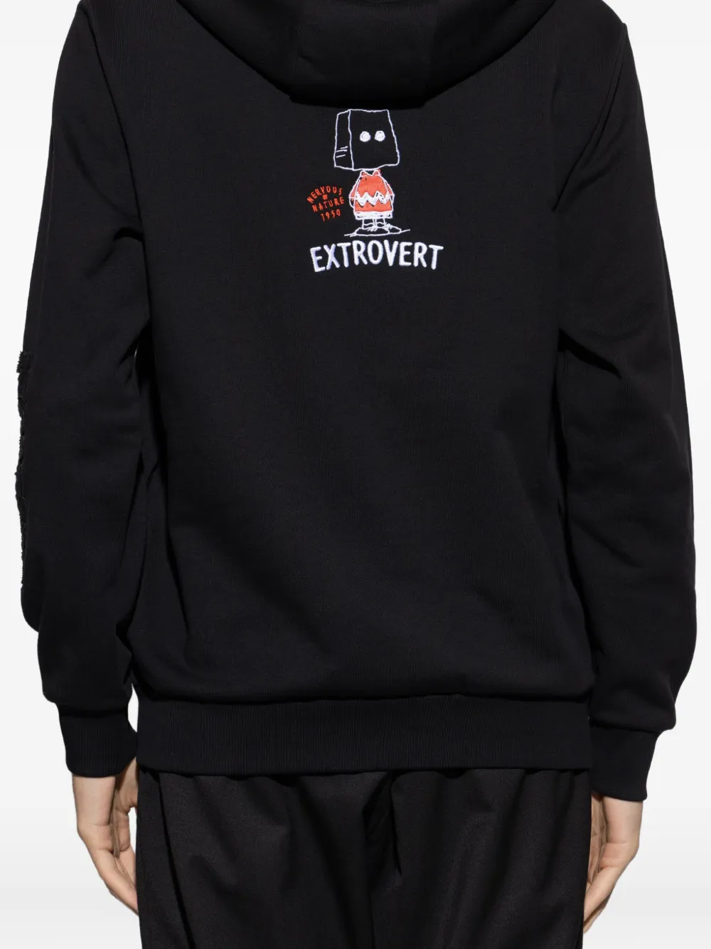Iceberg Hoodie met geborduurde Peanuts Zwart
