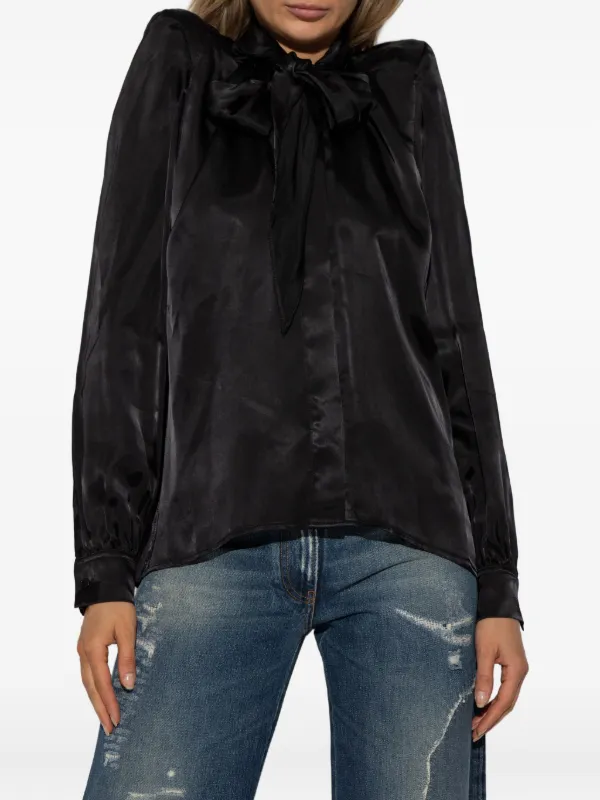 VETEMENTS ショルダーパッド シャツ | ブラック | FARFETCH JP VETEMENTS ショルダーパッド シャツ | ブラック | FARFETCH JP