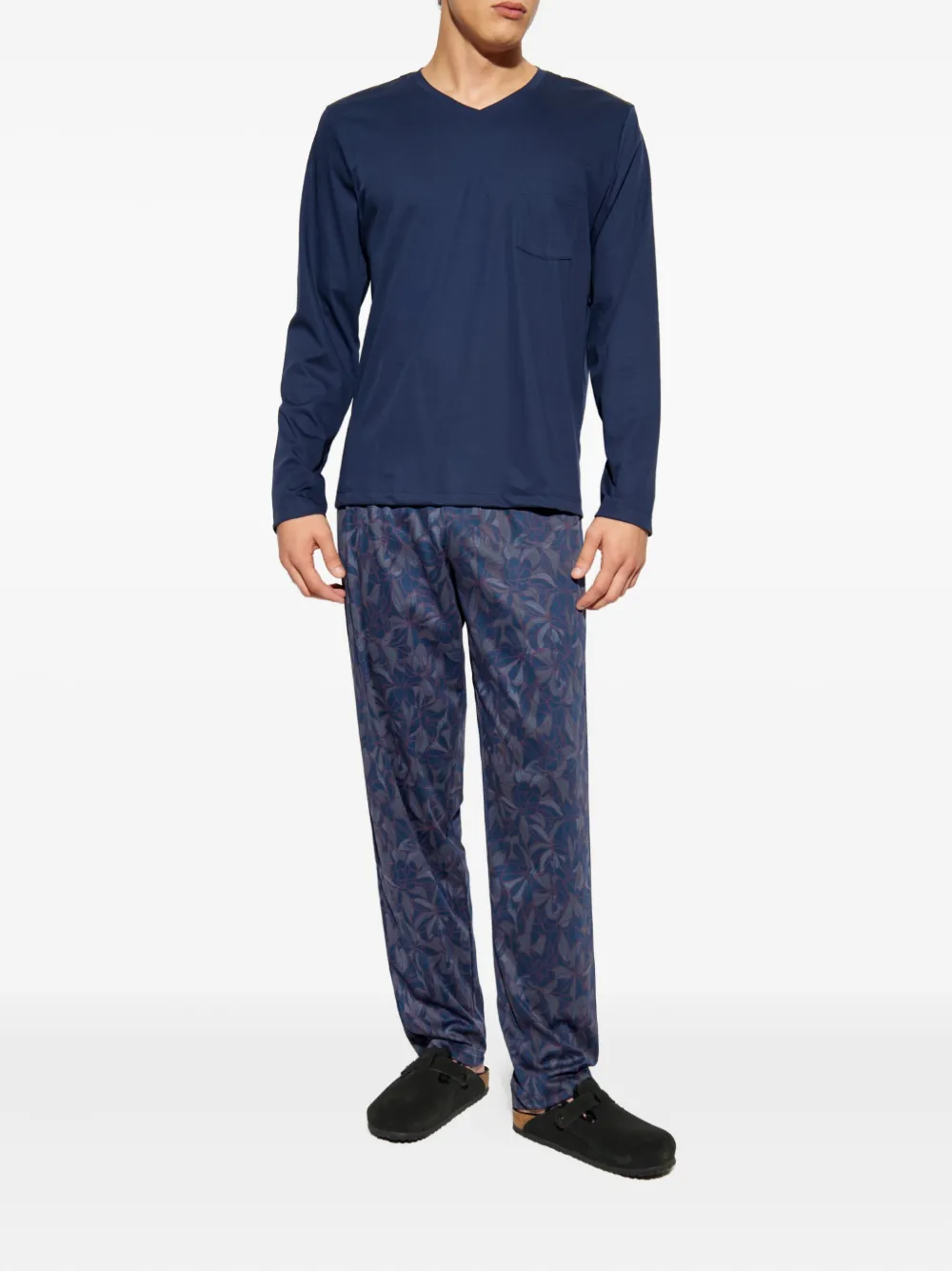 Hanro pocket V-neck pajama | Image 2