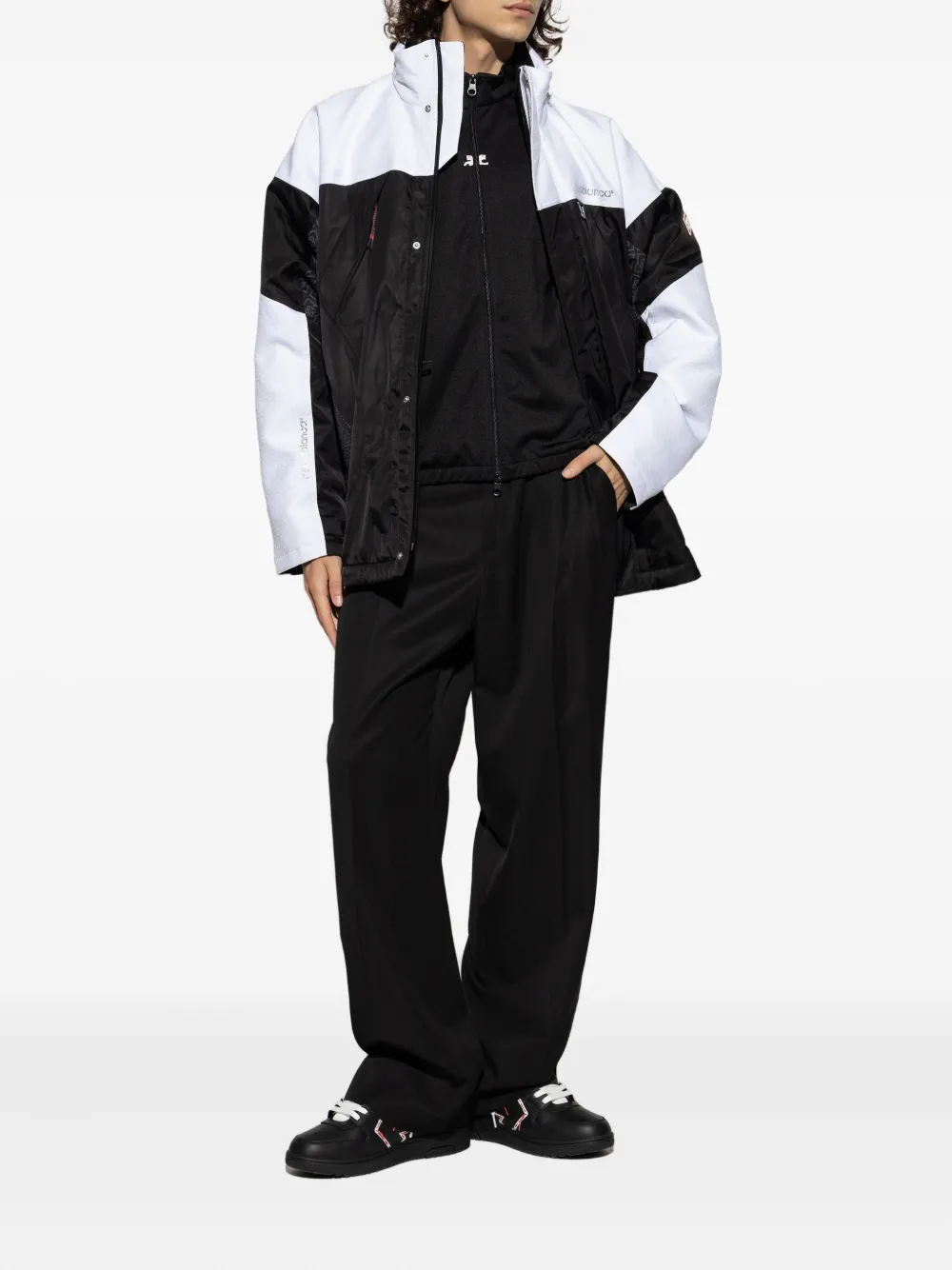 Casablanca panelled zip-up jacket | Lightweight Jackets | Image 2