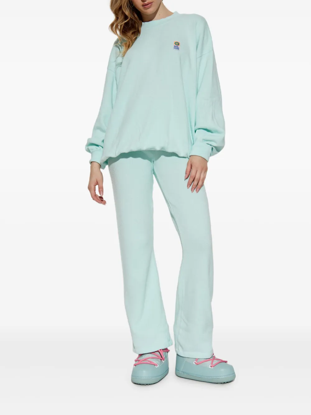 American Vintage Ytibay trui met patch Blauw