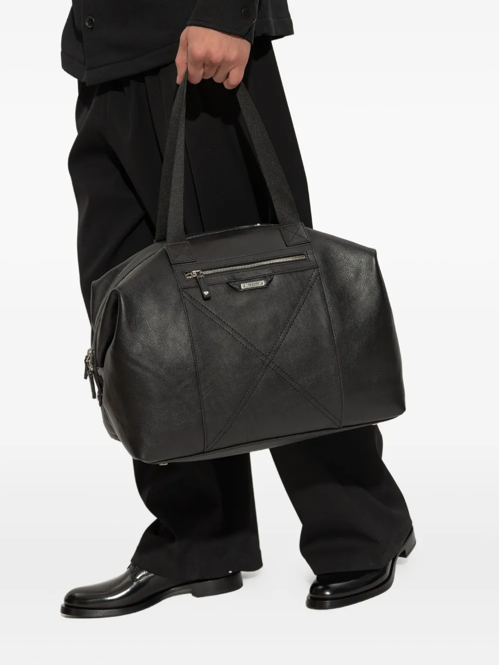 Iceberg zip leather tote bag | Image 2