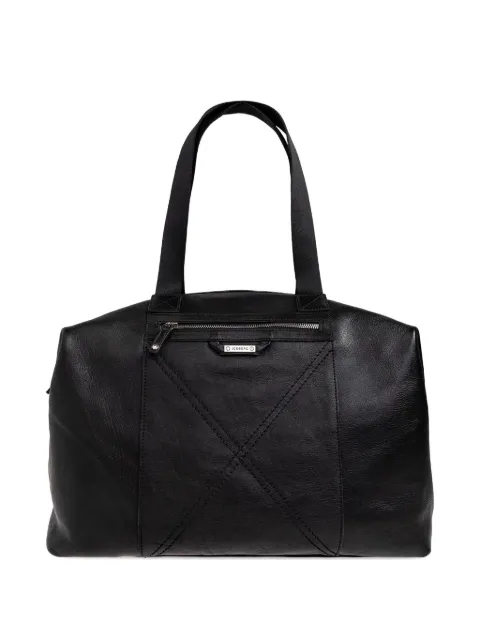 Iceberg zip leather tote bag