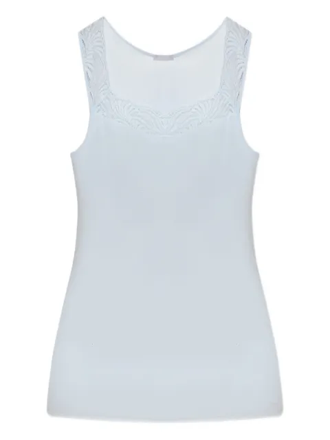 Hanro Delight lace-trim tank top