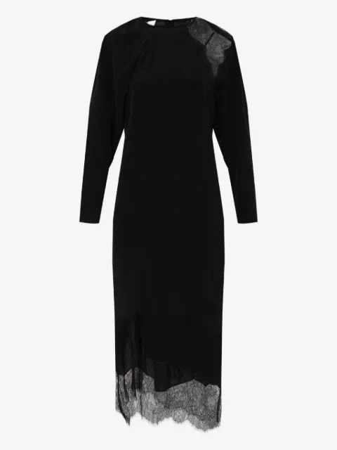 IRO Adima lace-panel midi dress