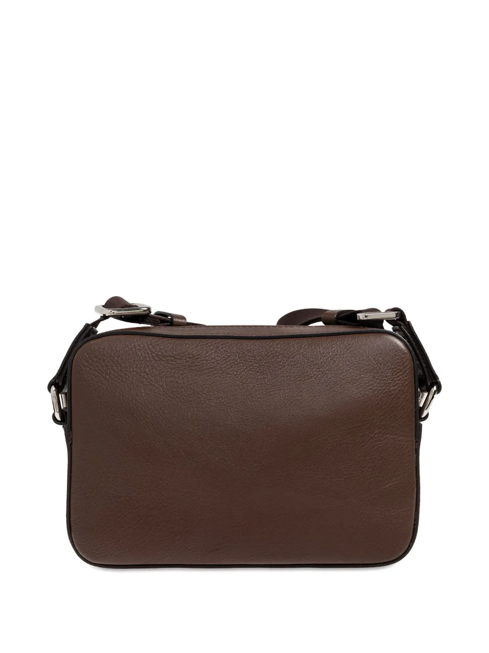 Iceberg Logo-plaque Leather Shoulder Bag In Brown