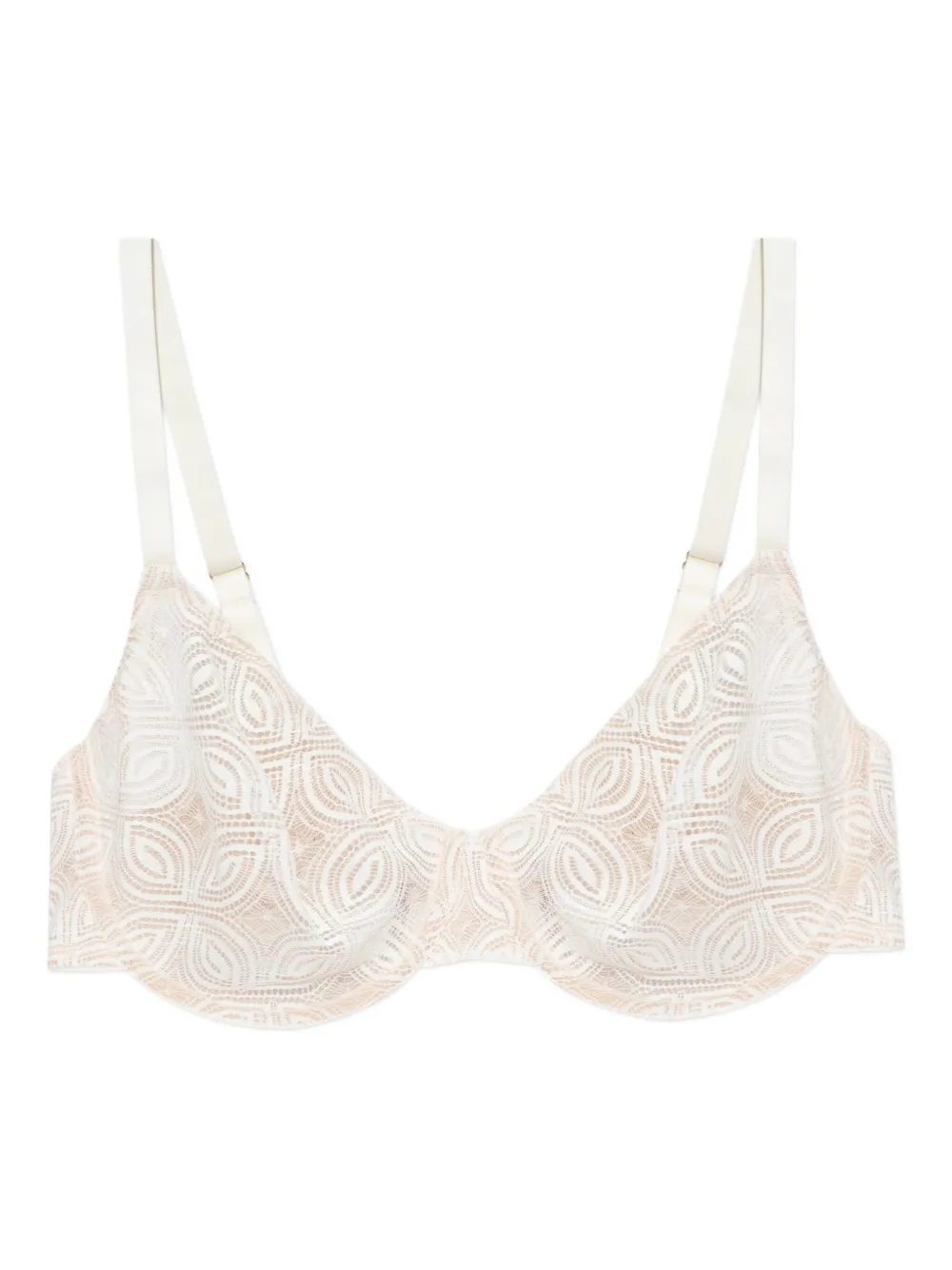 Hanro Ruby embroidered bra - ニュートラル Hanro Ruby embroidered bra - ニュートラル
